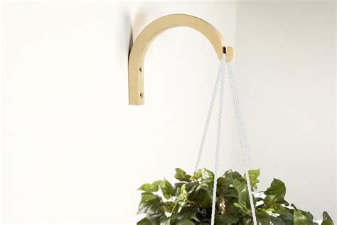 Hanging Wooden Plant Hook Plants Wall Hanger Hook Indoor - Etsy