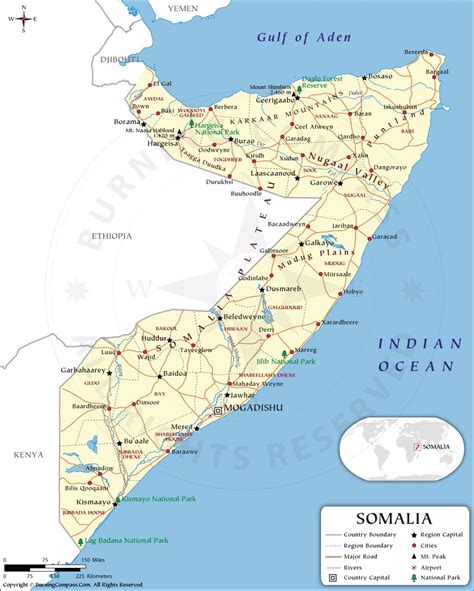 Somalia Map