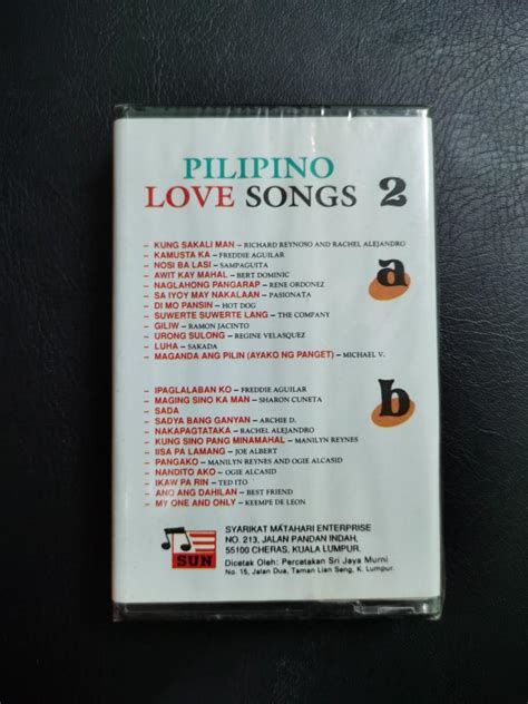 Pilipino Love Songs 2 Cassette Tape, Hobbies & Toys, Music & Media, CDs & DVDs on Carousell