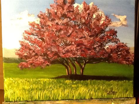 My purple tree | Purple trees, Painting, Acrylic painting