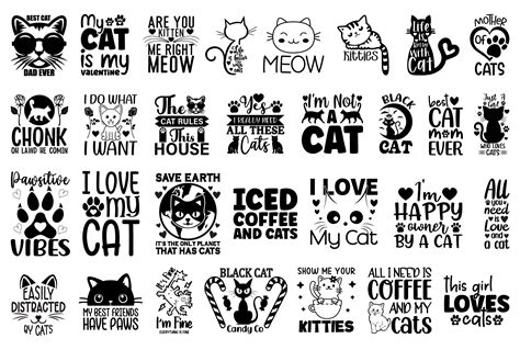 Cat SVG Files for Cricut Cat SVG Cat SVG Files Cat Svg - Etsy