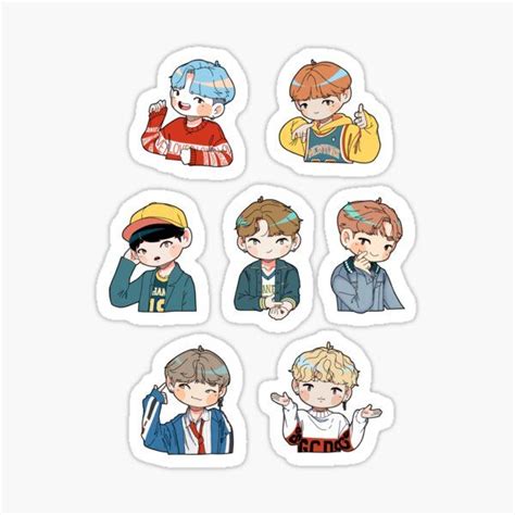 Pegatina ''Bts Girasol Taehyung' de Mervilluu | Chibi, Cute stickers, Bts drawings