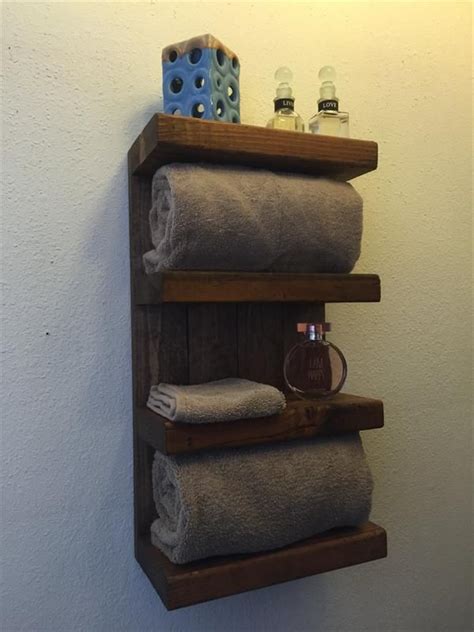 17 DIY Wooden Bathroom Shelves That You Can Make Just In One Day