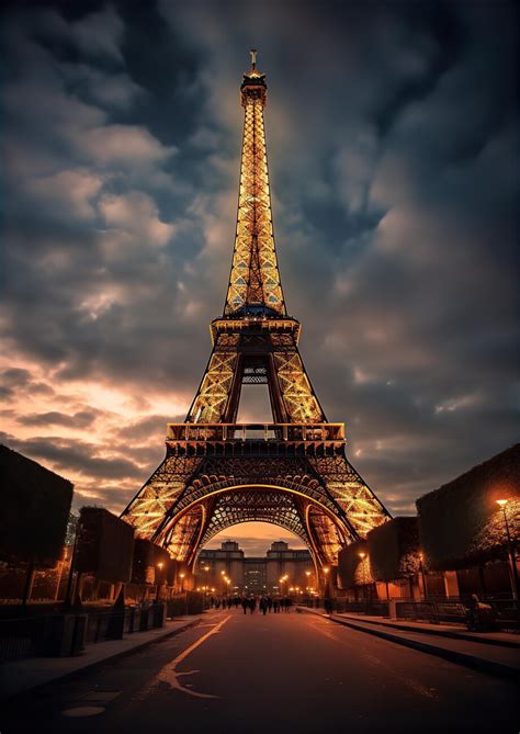 Eiffel Tower At Night Hd