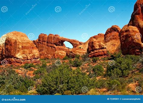 Rock formations utah stock image. Image of national, landscapes - 7249001