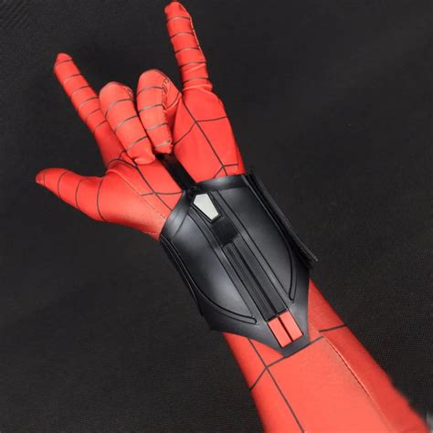 Spider Man Homecoming web shooter Decorate Cosplay Peter Parker Superhero Spiderman Halloween ...