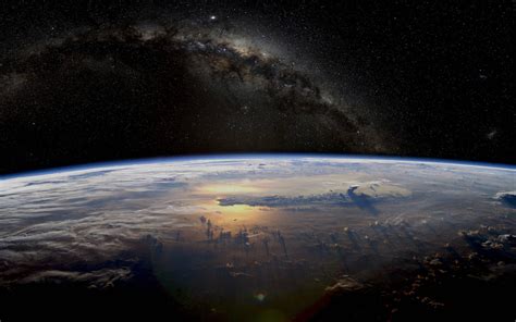 Earth, Atmosphere, Stars, Space, Planet Wallpapers HD / Desktop and Mobile Backgrounds