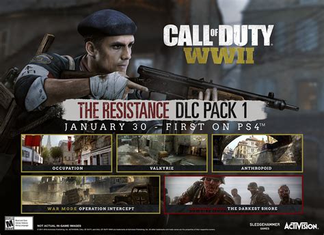 Call of Duty: WWII DLC The Resistance announced | New Game Network