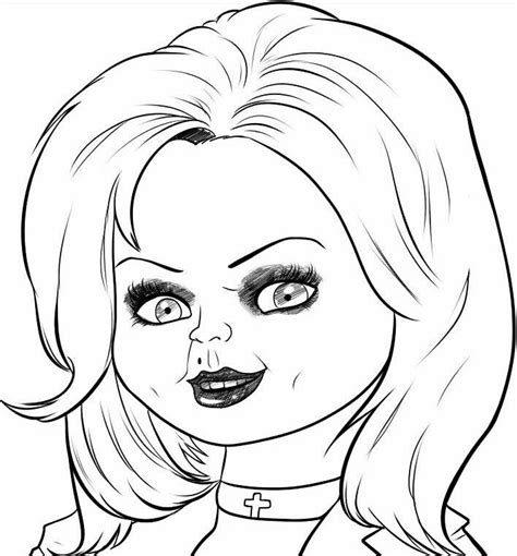 Bride Of Chucky Coloring Pages - erebellenSchroeder