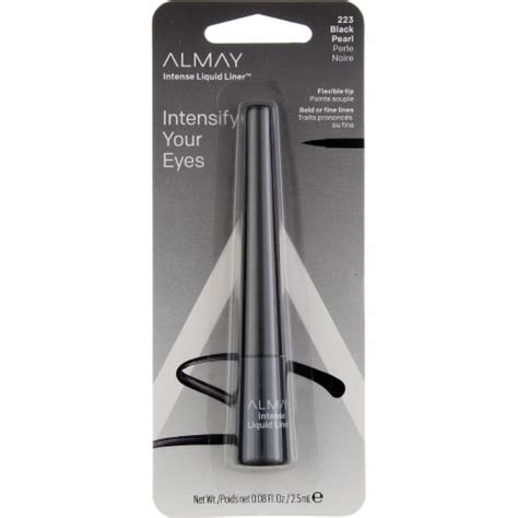 Almay Intense Liquid Eyeliner Waterproof 223 Black Pearl, .08 fl oz ...