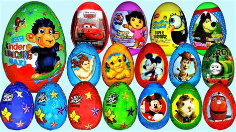 80 Surprise eggs, Маша и Медведь Kinder Surprise Mickey Mouse Disney ...