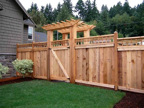 another fence | Backyard fences, Backyard privacy, Backyard landscaping