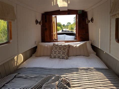 Boutique Narrowboats, Leicestershire | Boat house interior, Boat interior design, Canal boat hire