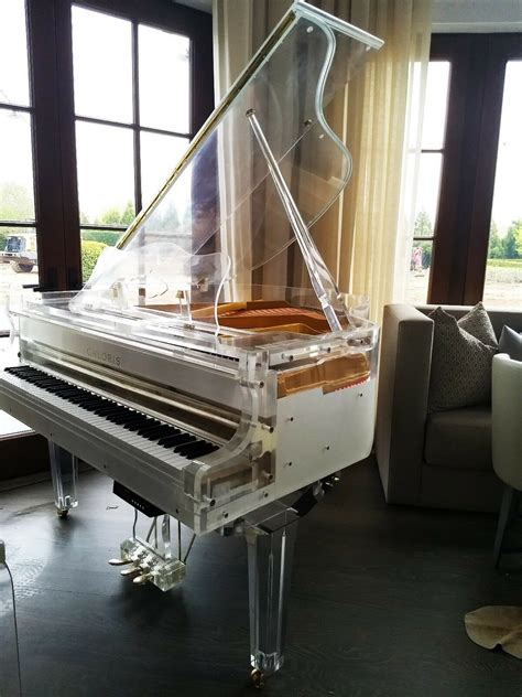 Self Playing Piano for Sale | Handcrafted transparent Crystal Grand Piano