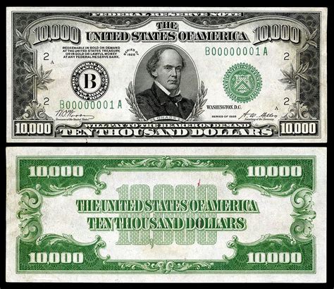 Large denominations of United States currency | Banknotes money, Money notes, Money template