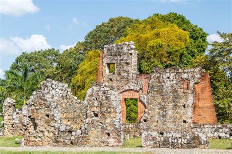 Ruins of Panama Viejo, UNESCO World Heritage Site Stock Photo - Image of history, medieval ...