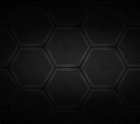 Honeycomb Pattern Black