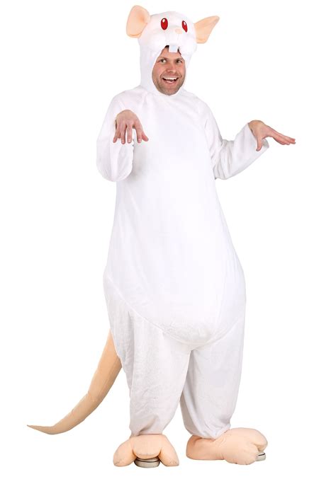 Albino Rat Costume for Adults