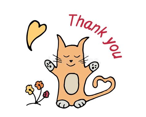 Cat Thank You Stock Illustrations – 496 Cat Thank You Stock Illustrations, Vectors & Clipart ...