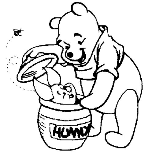 Winnie The Pooh Honey Pot Coloring Pages - Winnie the Pooh Coloring ...