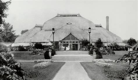 Lincoln Park Conservatory designed by Joseph Lyman Silsbee and M.E. Bell in 1889 (Chicago Pin ...