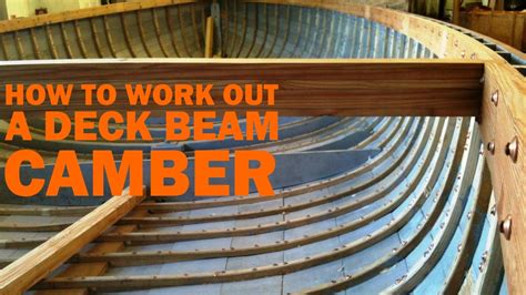 Deck Beam Camber How-to - YouTube