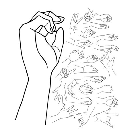 Hands Vector Set Part 2 Move Touch Hand Vector, Move, Touch, Hand PNG and Vector with ...