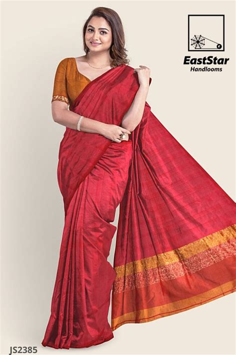 Red Handlooms Silk Saree JS2385 – East Star Handlooms