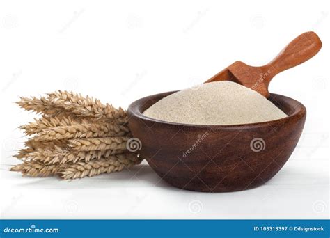 Wheat semolina stock image. Image of dietary, traditional - 103313397