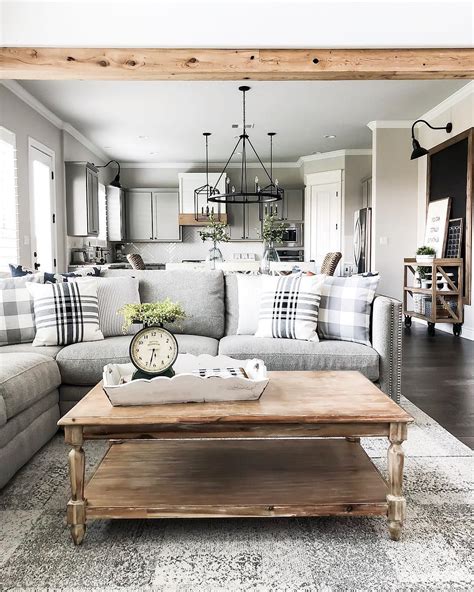 20++ Farmhouse Chic Living Room - PIMPHOMEE