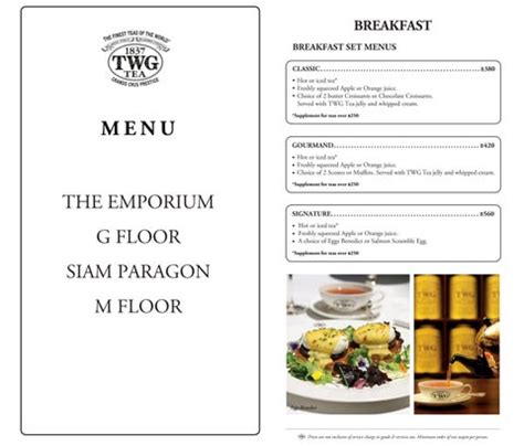 TWG TEA MENUS by cheunchanok_p - Issuu