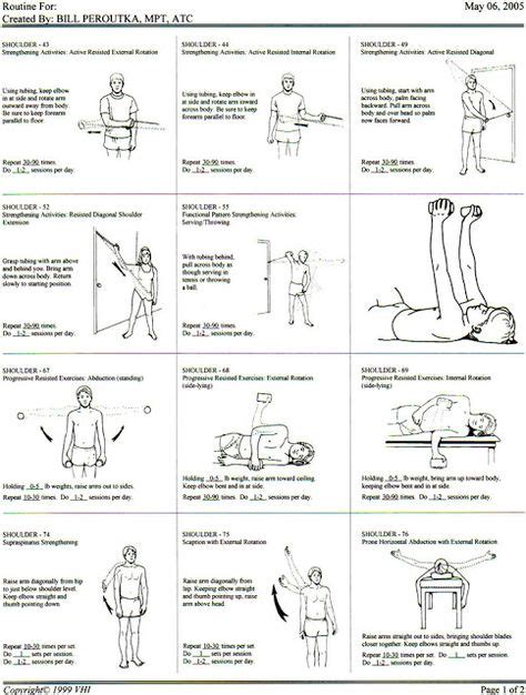 Shoulder range of motion exercises