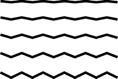 Collection of wavy zigzag lines . zigzag line icon set vector 26706098 ...