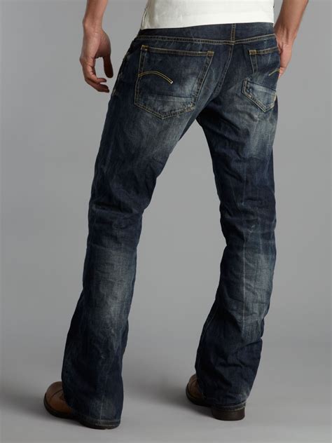 G-star raw Bootcut Jeans in Blue for Men | Lyst