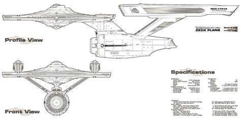 Star Trek LCARS Blueprint Database - U.S.S Enterprise NCC-1701A ... Star Trek Vi, Star Trek ...