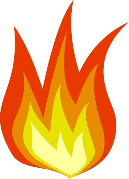 Flame clip art Free vector in Open office drawing svg ( .svg ) vector illustration graphic art ...