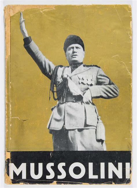 Lot - GERMAN-ISSUE BENITO MUSSOLINI BIOGRAPHY