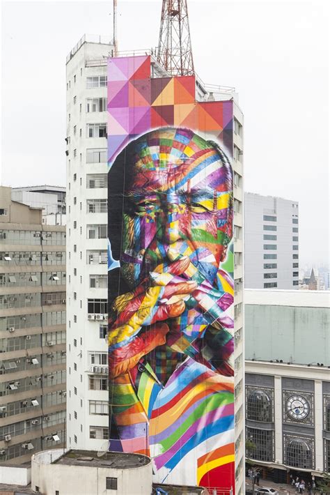 Eduardo Kobra New Mural In Sao Paulo, Brazil | StreetArtNews | StreetArtNews