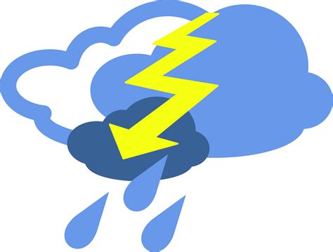 Clipart - simple weather symbols