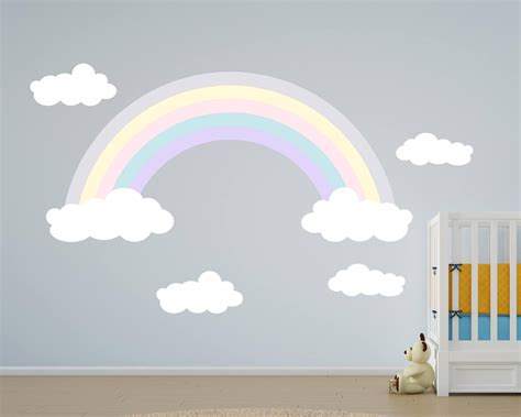 Diy Rainbow Wall Decals - How to Make a DIY Rainbow Wall Hanging ...