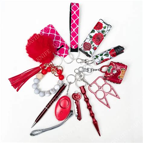 12 Pieces Self-defense Keychain