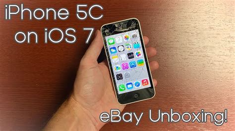 iPhone 5C on iOS 7 from eBay - Unboxing! - YouTube