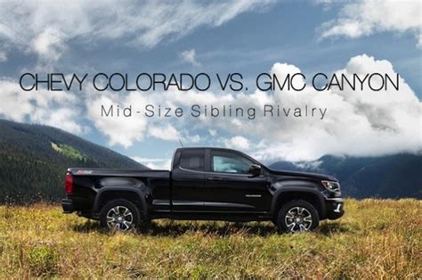 GMC Canyon vs. Chevy Colorado: Mid-Size Sibling Rivalry