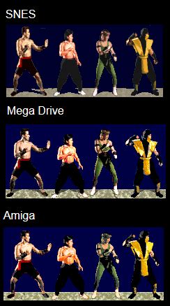 Mortal Kombat Comparison: Genesis Vs SNES Vs Amiga