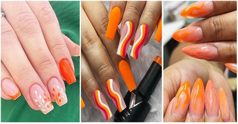 [UPDATED] 40 Neon Orange Nails