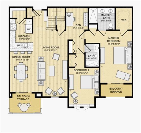 23+ Luxury 2 Bedroom Floor Plans, Top Inspiration!