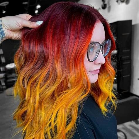 sunset hair color ideas - Elida Arevalo