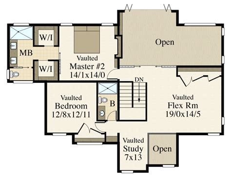 Modern 7 House Plan | Shed Roof Rustic Modern 2 Suite Home Design MM-2659