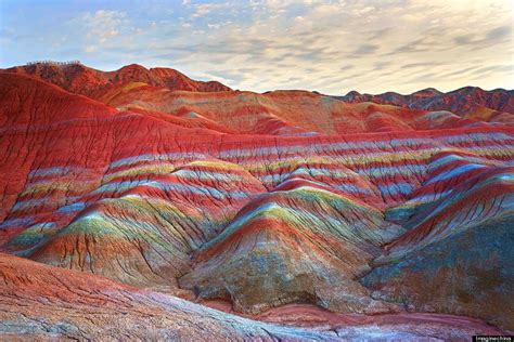 Rainbow Mountains In China's Danxia Landform Geological Park Are Very, Very Real (PHOTOS) | HuffPost