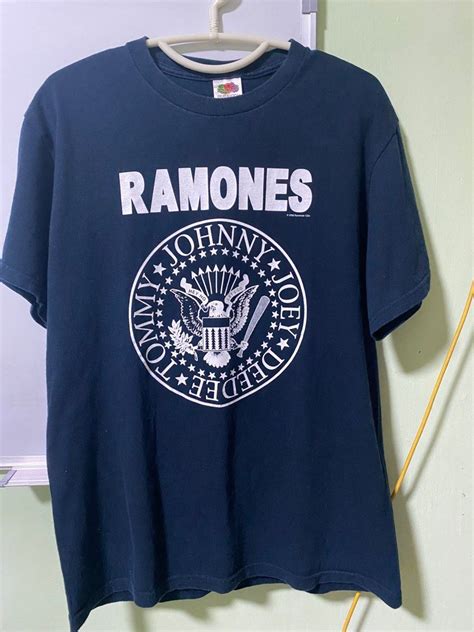 Ramones Band Shirt, Men's Fashion, Tops & Sets, Tshirts & Polo Shirts on Carousell